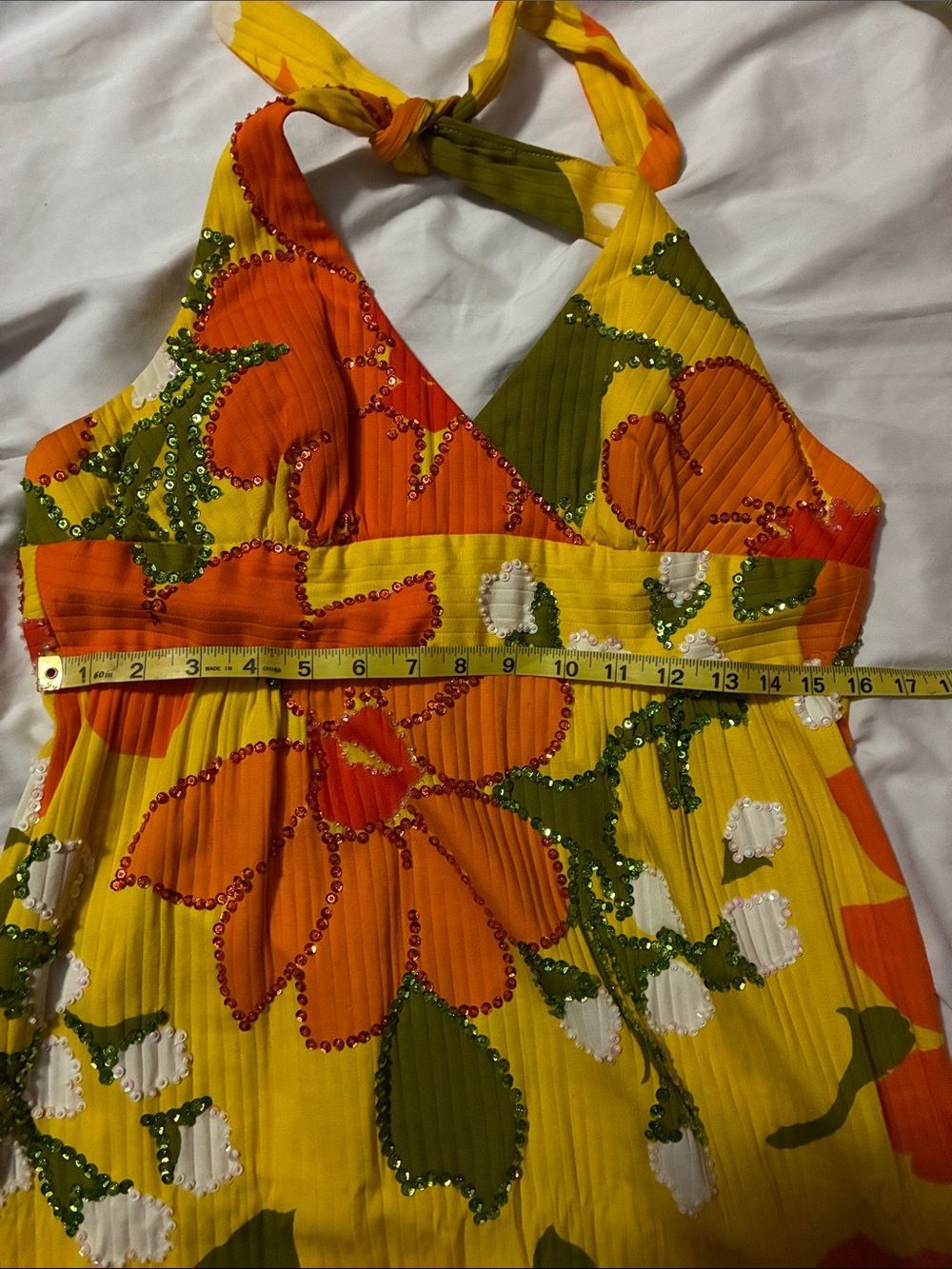 Vintage Malia Honolulu Tiki Retro Pinup Dress - Picture 6 of 7